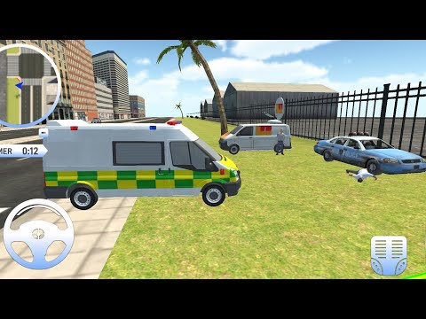 Rooftop First Aid VAN Truck Sim #2 Emergency Ambulance Driving Android Game