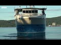 Self-driving electric container ship sets sail in Norway - BBC News