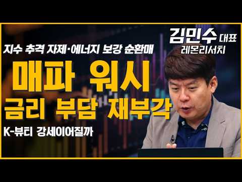 잭슨홀 매파 평가에 흔들리는 증시! 지수 추격 자제하고 '에너지·K뷰티' 순환매 전략 #잭슨홀 #케빈워시 #에너지 #K뷰티 #김민수 영상 썸네일