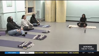 NYC students learn to deal with stress through yoga