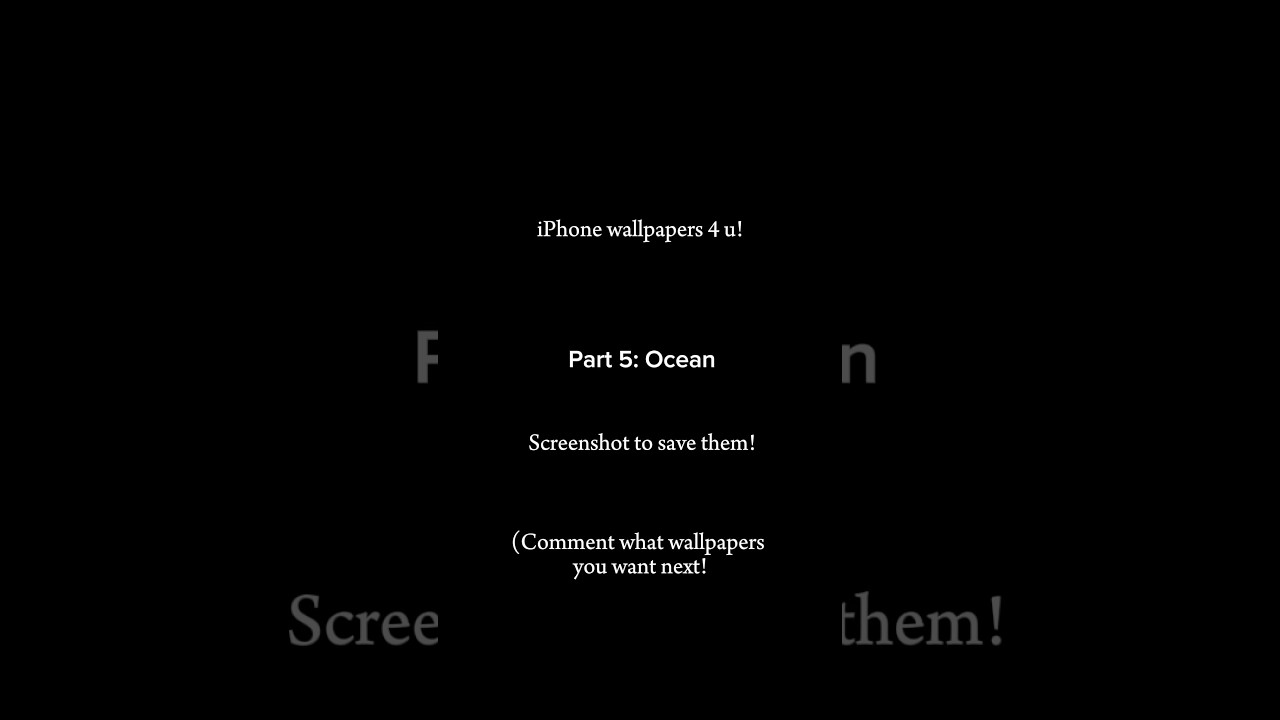 iPhone wallpapers for u! Part 5:Ocean wallpapers 🌊💕@poopyshmupey333 #edit #fypage #ocean #iPhone