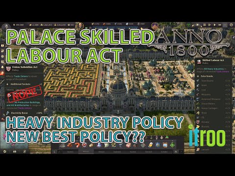 Anno 1800 Guide New best Palace policy for Highlife