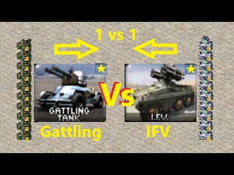 Gattling Tank vs IFV - Red Alert 2
