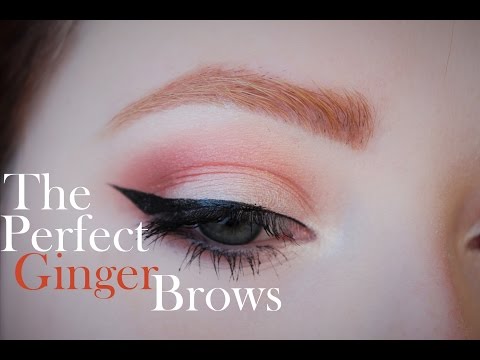 THE PERFECT GINGER BROWS!- Bleaching, Grooming and Redhead products