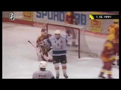 Košice - Trenčín 4 - 4 pp, 23.  kolo FHL 1991/1992, 01.  12.  1991, ČST F1 (ČT Sport)
