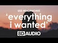 Billie Eilish - everything i wanted (8D AUDIO) π§ Billie Eilish - everything i wanted (8D AUDIO) π§