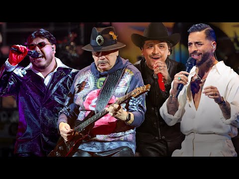 Carlos Santana, Maluma, Christian Nodal, Grupo Frontera y Edgar Barrera juntos en el show de inicio