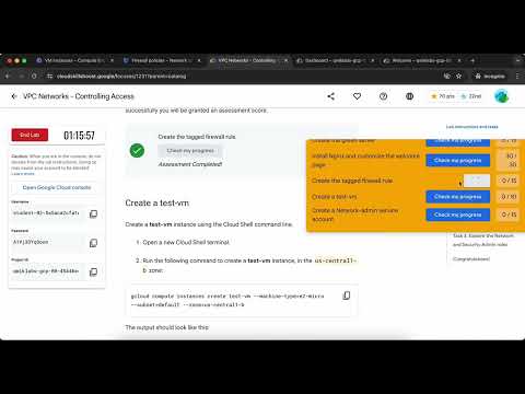 Networking Fundamentals on Google Cloud Challenge Lab ARC124