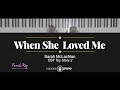When She Loved Me OST Toy Story 2 Sarah Mclahen KARAOKE PIANO FEMALE KEY