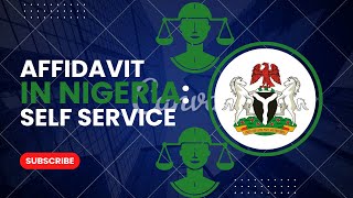 GET ANY AFFIDAVIT ONLINE IN NIGERIA