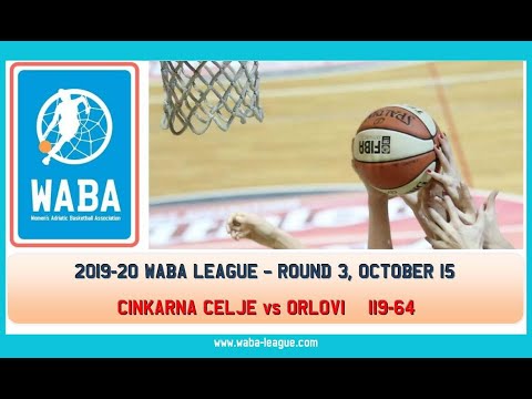 2019-20 WABA R3 Cinkarna Celje-Orlovi 119-64 (15/10)