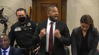 Jussie Smollett has courtroom outburst after judge sentences him to jail | ABC7