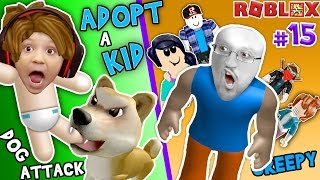 ROBLOX ADOPT &amp; RAISE A CUTE KID! Dog Attacks Baby! (FGTEEV Part 15 Whos Your Daddy Style Roleplay)