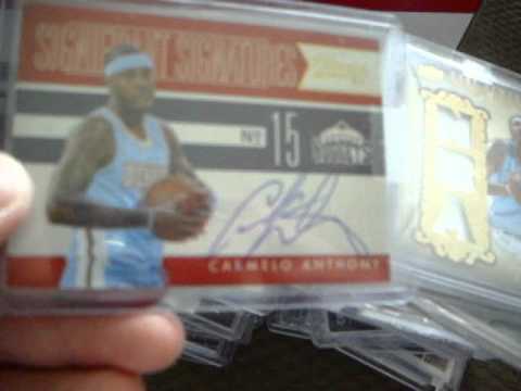 Carmelo Anthony Auto's/Patches/Jersey's SHOWCASE