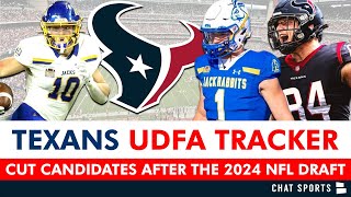 Houston Texans UDFA Tracker: Houston Texans Sign Twins After 2024 NFL Draft + Texans Cut Candidates