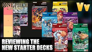 One Piece TCG: Reviewing the New ST31-36 Starter Deck Cards and Rating The Decks on a Tier List