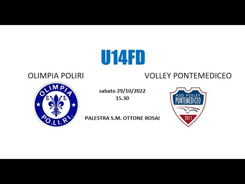 U14FD - OLIMPIA POLIRI vs VOLLEY PONTEMEDICEO