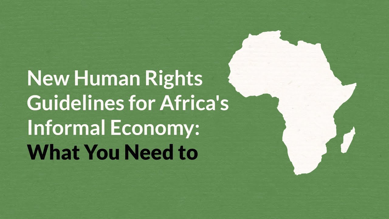 New Guidelines for Africa's Informal Economy: What You Need to Know