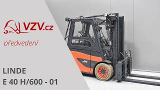 Elektrick&yacute; vysokozdvižn&yacute; voz&iacute;k Linde E 40 H/600 - 01 | Obr&aacute;zek 4 - Machineryline