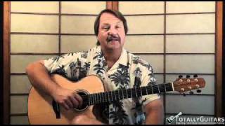 Margaritaville Acoustic Guitar Lesson - Jimmy Buffett
