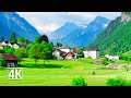 Glarus Switzerland, a beautiful village nestled between mountains at the foot of the Glärnisch ridge