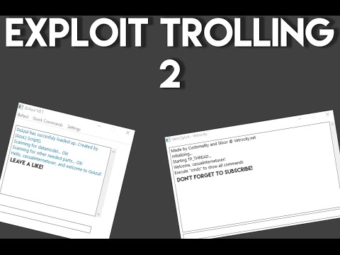 ROBLOX | EXPLOIT TROLLING #2 | VetroSploit and 0xAzuL PATCHED