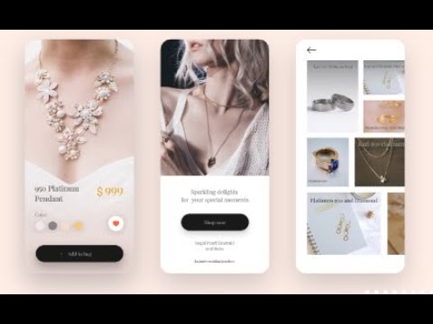 Online Shopping UI with flutter part 1