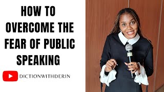 HOW TO OVERCOME THE FEAR OF PUBLIC SPEAKING| HOW TO OVERCOME SPEECH ANXIETY. #PublicSpeaking