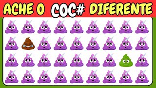 🕵️♂️🧠👀ACHE O EMOJI DIFERENTE Edição Charadas Com Emojis SÓ 5% ACERTA METADE DOS JOGOS