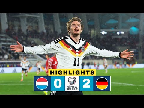 Luxembourg vs Germany 0-2 Highlights | Nick Woltemade Two Goals | World Cup 2026 Qualifiers 