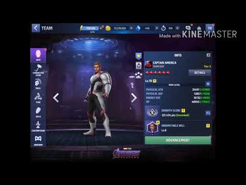 Marvel Future Fight Captain America T3 Advancement