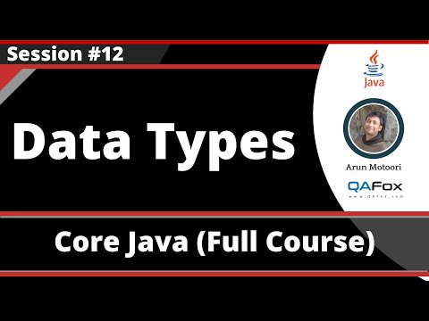 Core Java Part 12 Data Types