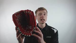 Video thumbnail: Mizuno Prospect 11.5" Youth Baseball Glove: GPP1150Y2RD