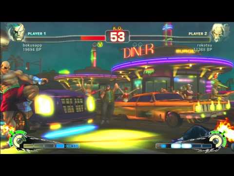 SSF4 Rank Match  bokusapp (SA)  vs  rokotsu (GE)