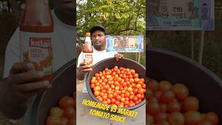 Homemade Vs ₹160  Market tomato ketchup