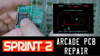 Arcade PCB Repair - A custom solution for this 1976 racer!