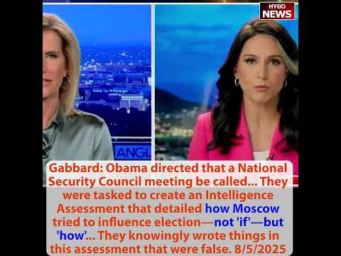 Gabbard: Obama to influence election not if but how; Mamdani's policies; NEGATIVE NET MIGRATION