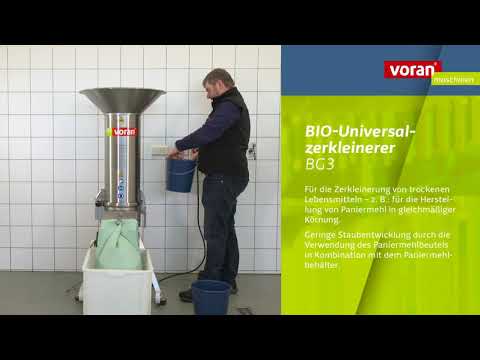 voran BIO-Universalzerkleinerer BG - Restbrotzerkleinerung Brot