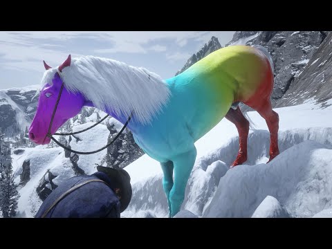 RDR 2 World's most expensive rainbow horse catched