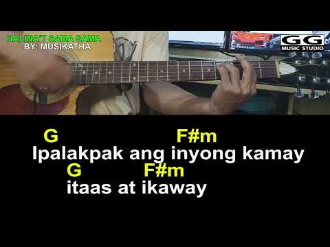 HALINAT SAMA SAMA  by:Musikatha (EASY GUITAR CHORDS TUTORIAL WITH LYRICS)