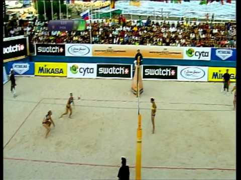 Paplūdimio tinklinio merginų U19 pasaulio čempionato finalas (Kipras, 2012 m.)