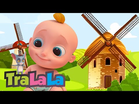 Bate vântul frunzele se învârtesc moriștile - Cântece pentru Copii TraLaLa