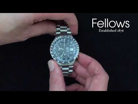 A Gentleman's Stainless Steel Pilot Chronograph Heuer