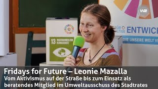 Fridays for Future – Leonie Mazalla berichtet | Werkstatt Zukunft