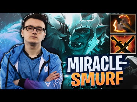 Miracle- Troll Pro Gameplay | Dota 2 7.28 Best MMR