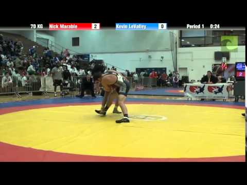 70 KG SF - Nick Marable (Sunkist Kids) vs. Kevin LeValley (Minnesota Storm)