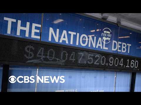 U.S. debt surpasses $40 trillion, Trump threatens Iran with 