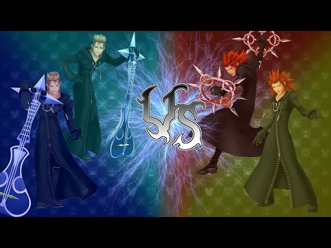 [KH2FM] Double Cloudburst Demyx vs Double Unrelenting Axel