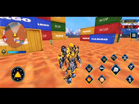 Flying Helicopter Robot Car Transform * Android Gameplay