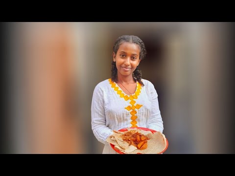 Dinch Wet / Ethiopian Food Cooking Vlog